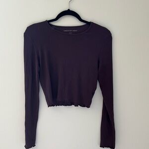 American Eagle Purple Long Sleeve